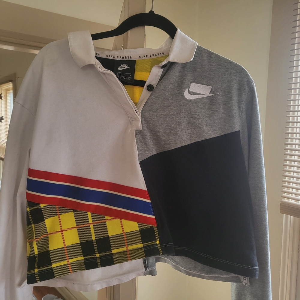 Nike Colorblock Long Sleeve Polo